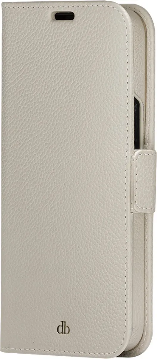 dbramante1928 New York Hoesje iPhone 14 Pro - 4 Pasjes - Beige