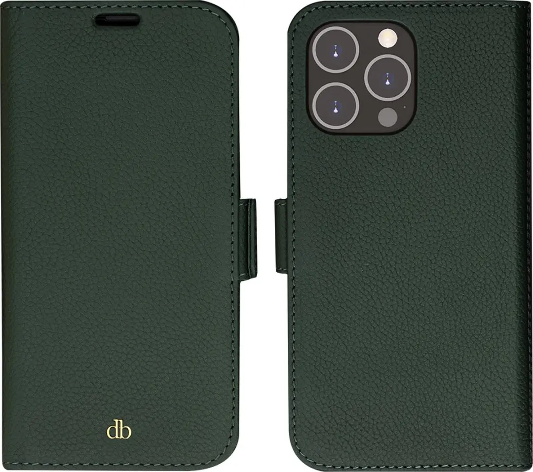 dbramante1928 iPhone 15 Pro Max Boekhoesje - Effen Donkergroen - 4 Pasjes