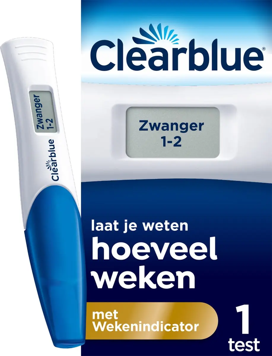 Clearblue Zwangerschapstest Met Wekenindicator