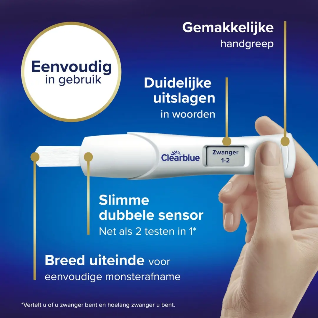 Clearblue Zwangerschapstest Met Wekenindicator - 1 Stuks - afbeelding 3 van 6