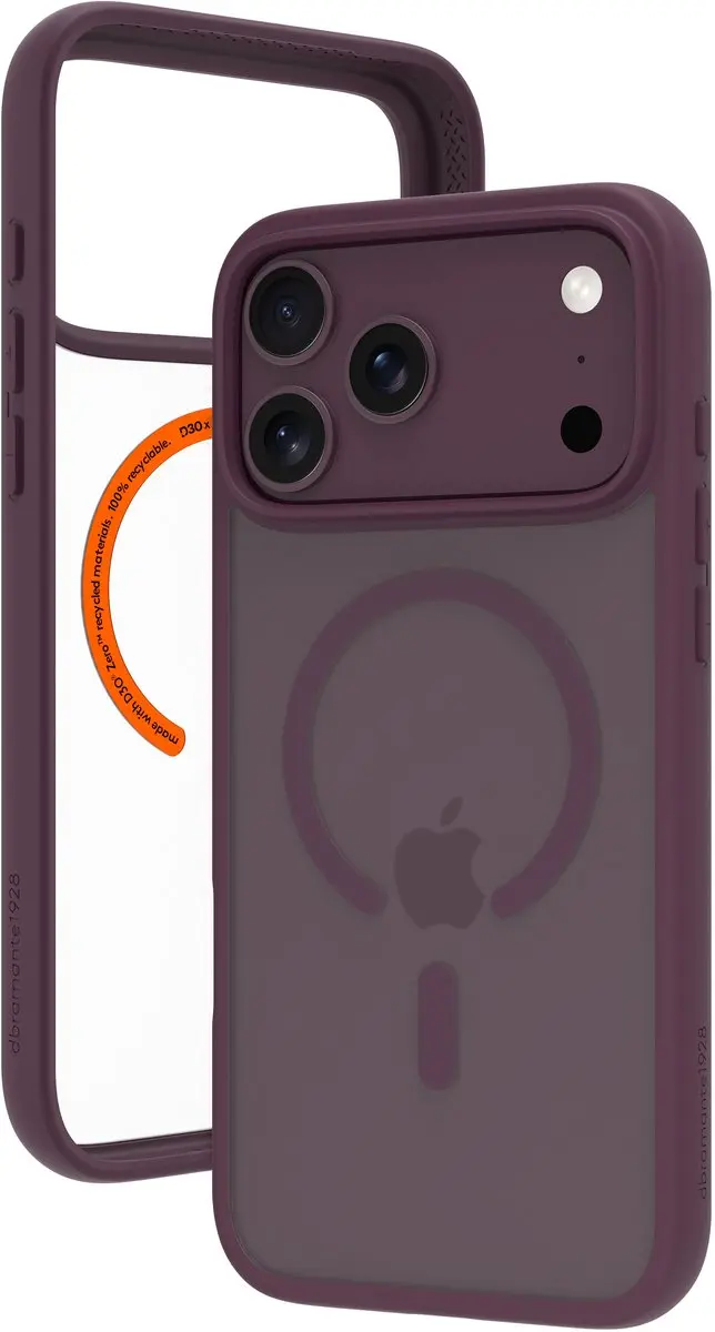 dbramante1928 Grenen MagSafe Backcover iPhone 18/17 Pro - D3O - Paars