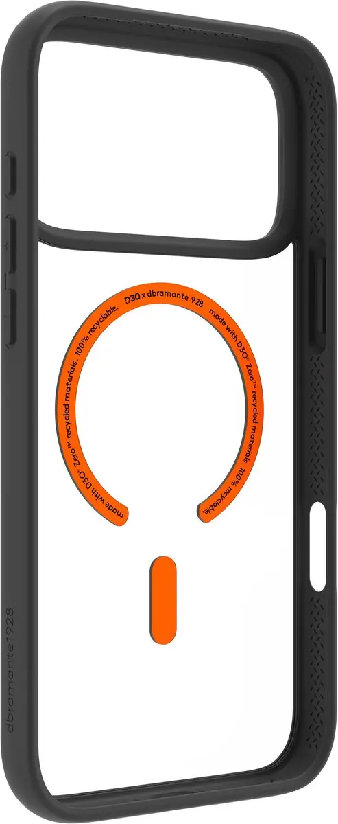 dbramante1928 Grenen Backcover iPhone 18/17 Pro Max - D3O - Zwart