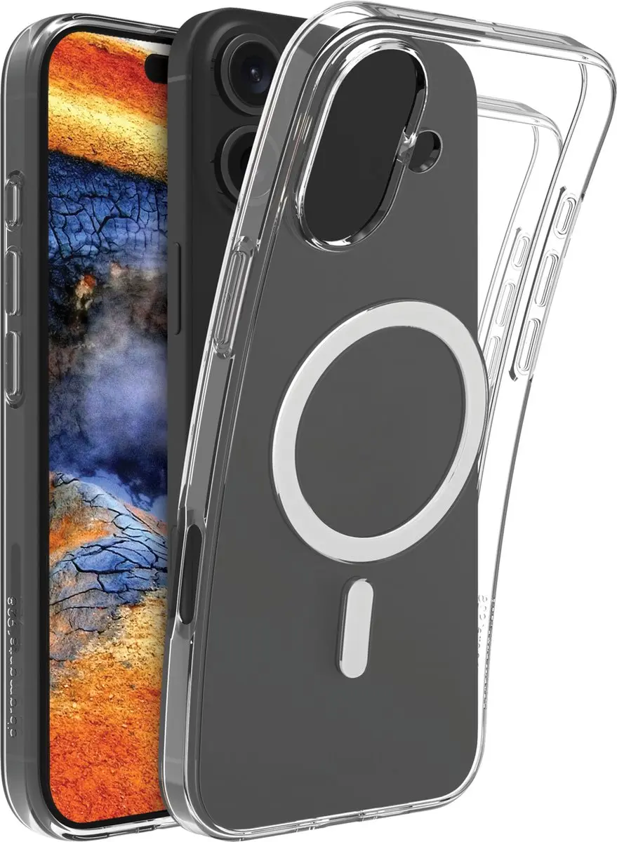 dbramante1928 Greenland Pro Mag iPhone 16 Hoesje - GP61CL006241 - Transparant
