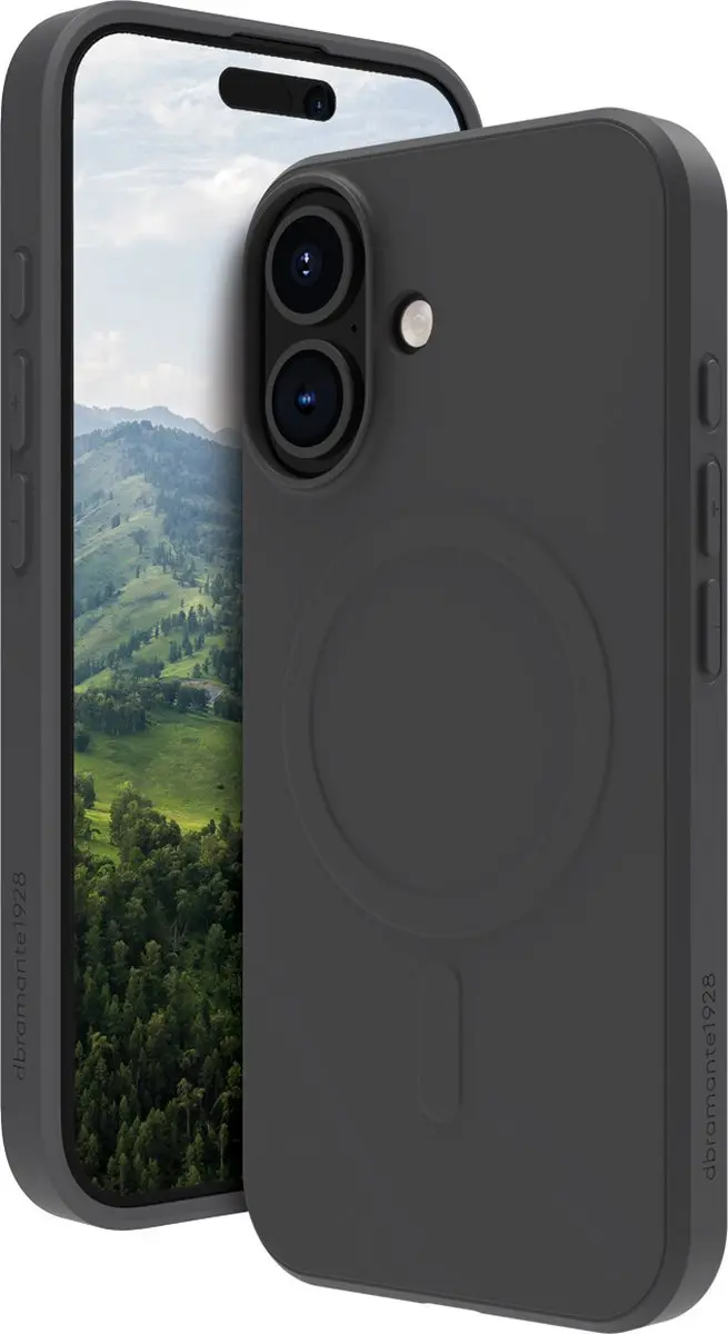 dbramante1928 Greenland Pro Mag iPhone 16 Hoesje - Zwart