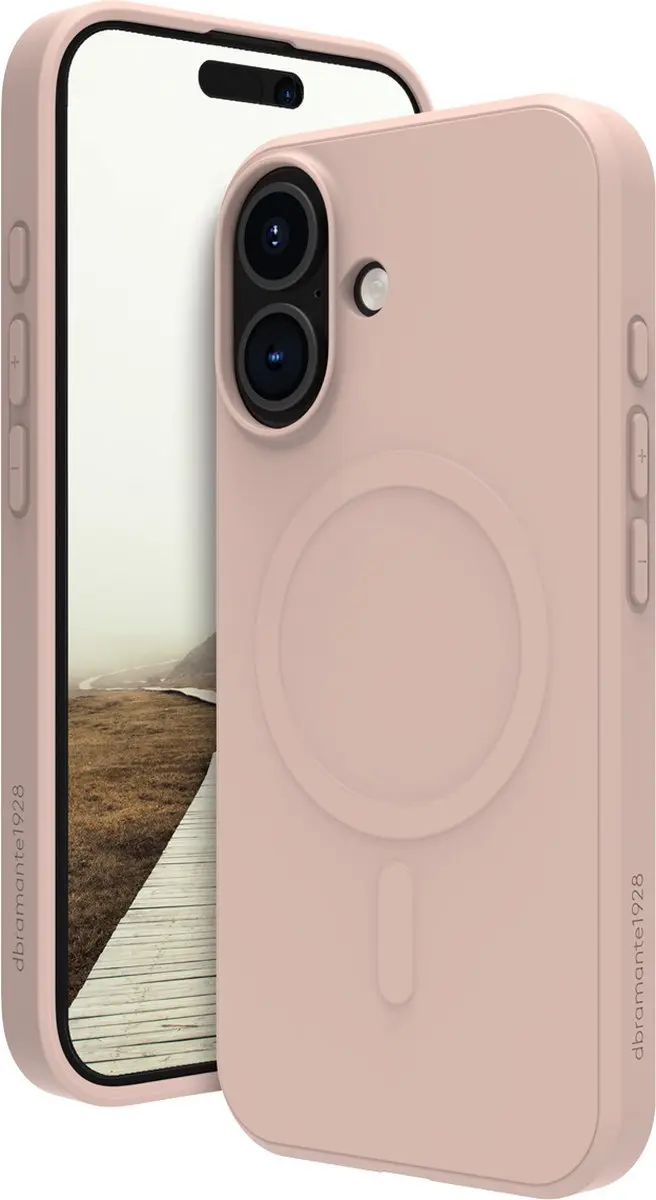 dbramante1928 Greenland Pro Mag iPhone 16 Hoesje - Roze - GP61PISA6244