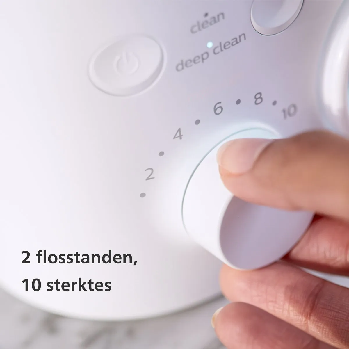Philips Sonicare PowerFlosser 3000 HX3711/20 - Waterflosser - 550ml - 10 Snelheden - Wit