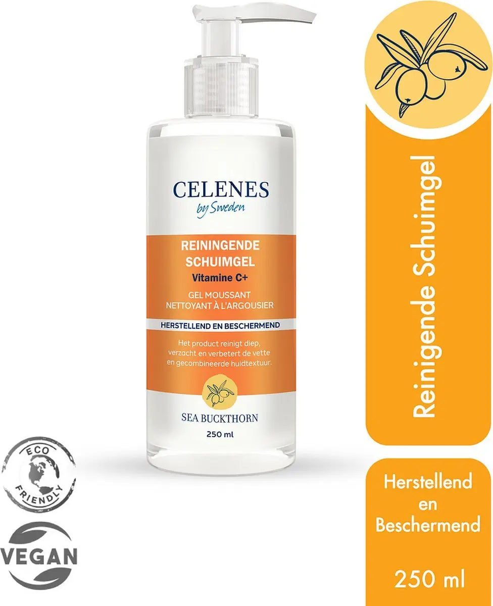 Celenes Duindoorn Reinigende Foam Gel 250ml
