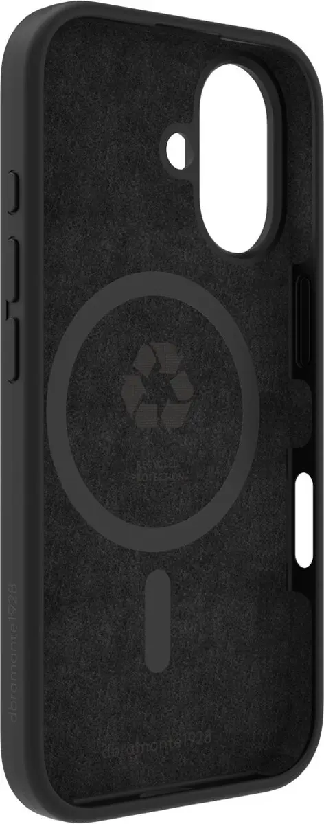 dbramante1928 Monaco Mag Hoesje iPhone 16 - Night Black - MO61NIBL6312