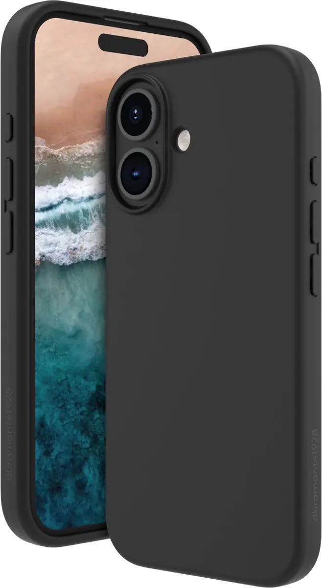 dbramante1928 Monaco Mag Hoesje iPhone 16 - Night Black - MO61NIBL6312