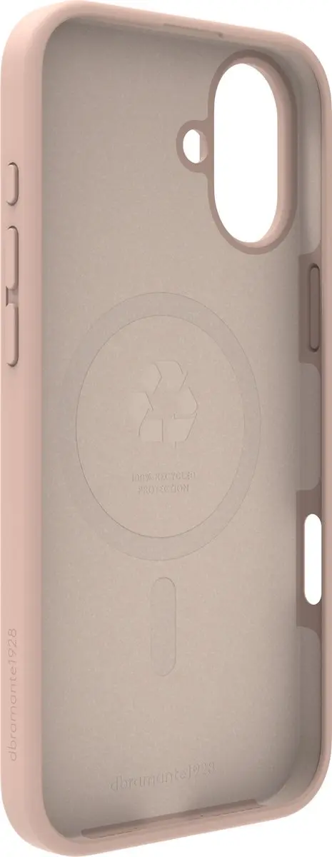 dbramante1928 Monaco Mag Hoesje iPhone 16 Plus - pink sand - MO67PISA6317