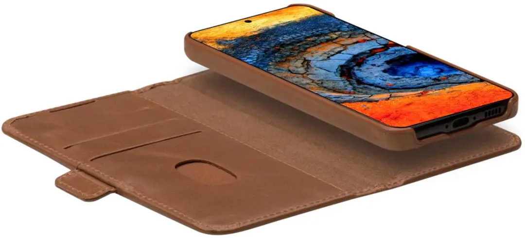 dbramante1928 Lynge Bookcase Samsung Galaxy S25 - Bruin LMSSGTDT6469