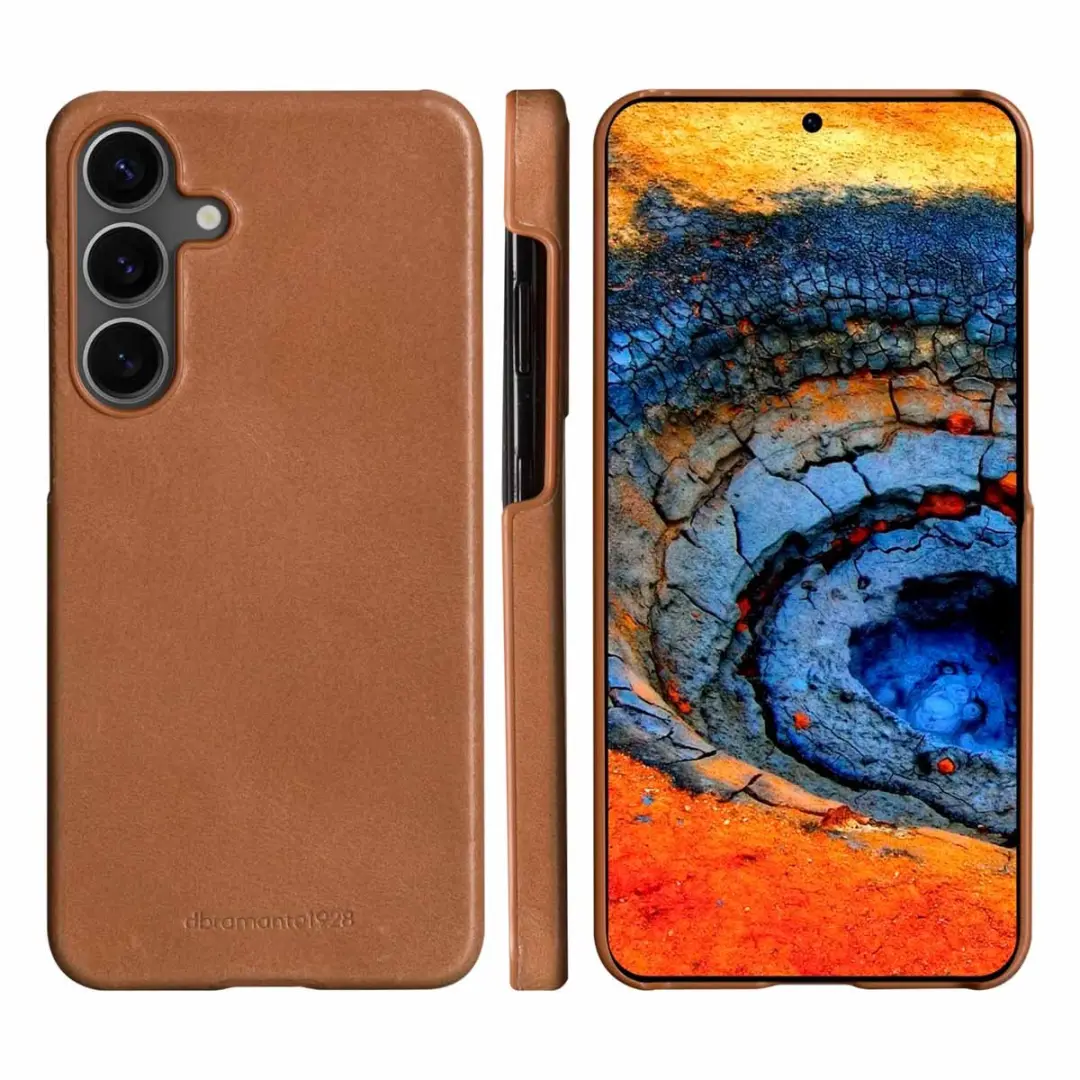dbramante1928 Lynge Bookcase Samsung Galaxy S25 - Bruin LMSSGTDT6469