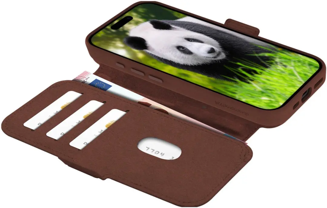 dbramante1928 Lynge Bookcase LM63GTDT6628 - iPhone 17 - Donkerbruin
