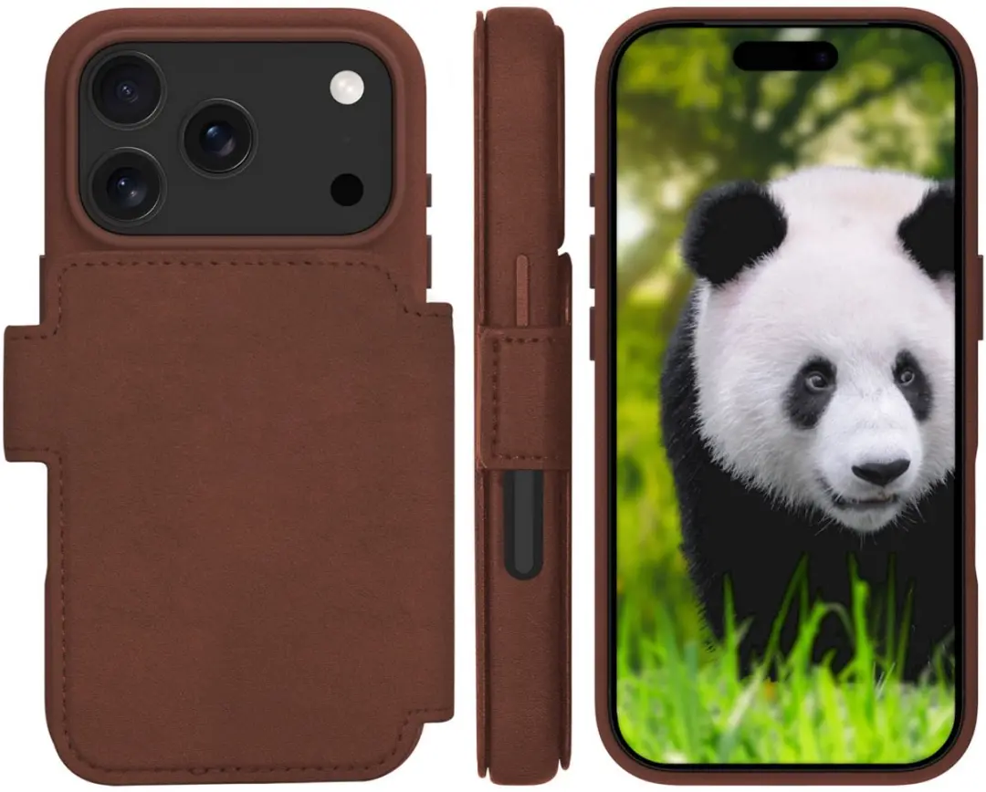 dbramante1928 Lynge Bookcase - iPhone 17 Pro MagSafe - Donkerbruin