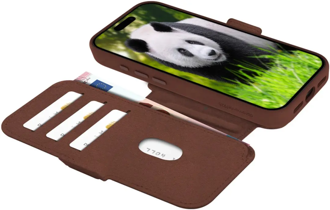 dbramante1928 Lynge Bookcase - iPhone 17 Pro MagSafe - Donkerbruin