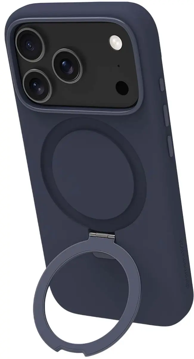 dbramante1928 Hoesje iPhone 17 Pro Roskilde Kickstand MagSafe - Marineblauw