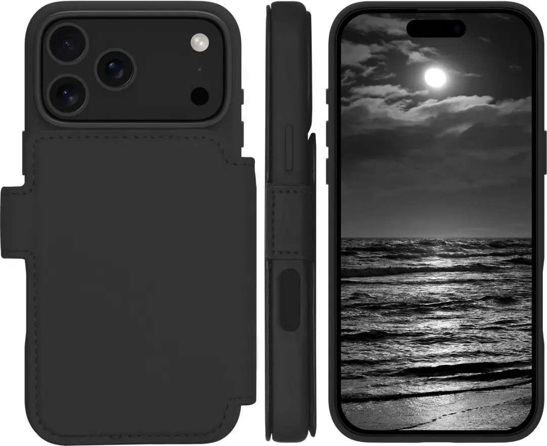 dbramante1928 Hoesje iPhone 17 Pro Max Wallet - Zwart DBLM69ICBL6675