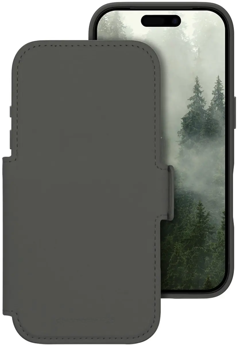 dbramante1928 Bookcase Hoesje iPhone 17 Pro - Groen - Kunstleer - 4 Pasjes