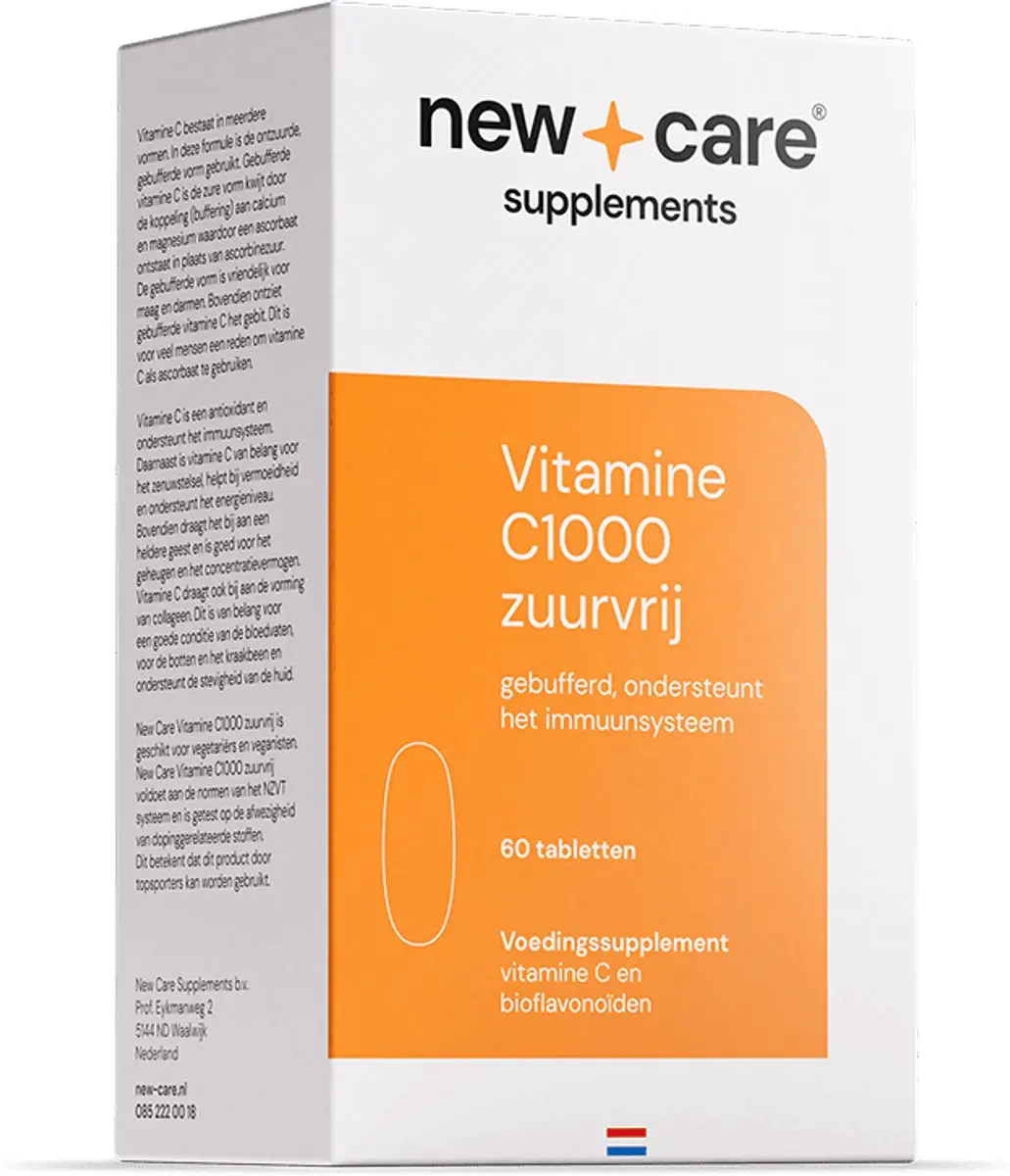 New Care Vitamine C1000 Zuurvrij 60 Tabletten