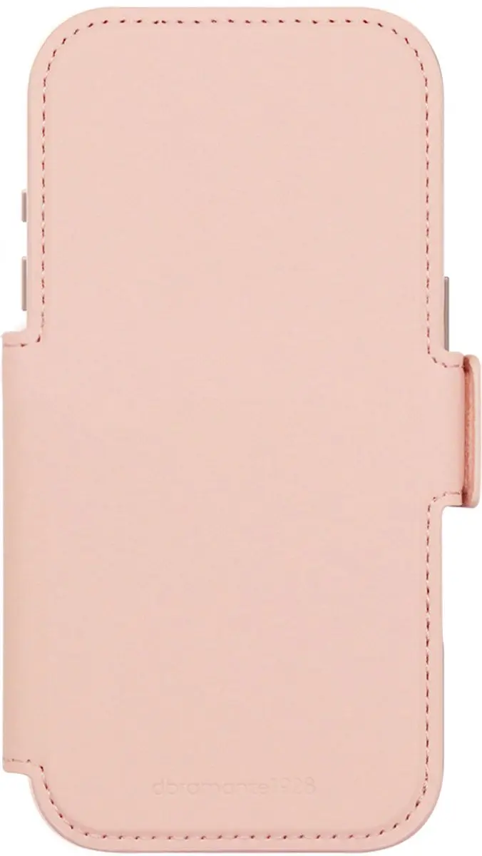 dbramante1928 Bookcase Hoesje iPhone 17 Pro - Roze - Kunstleer - 4 Pasjes