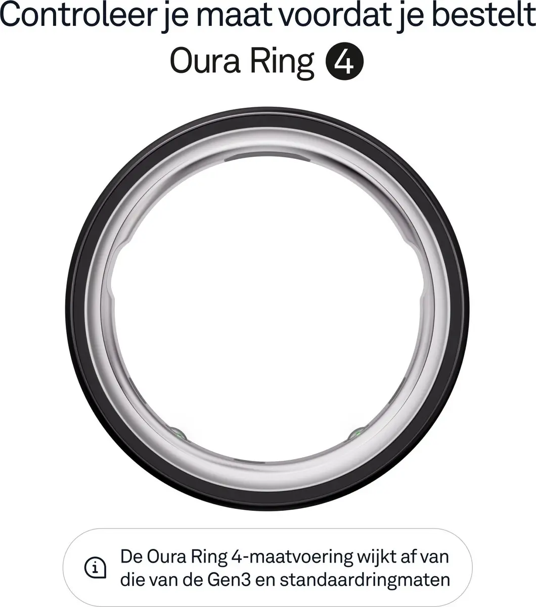 Oura Ring 4 - Maat 10 - Zwart - afbeelding 3 van 6