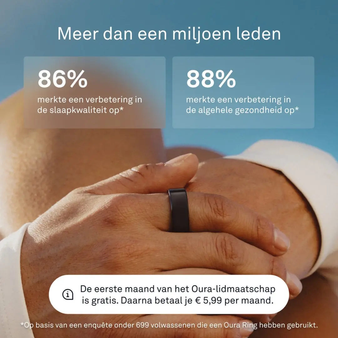 Oura Ring 4 - Maat 12 - Zwart - afbeelding 6 van 6