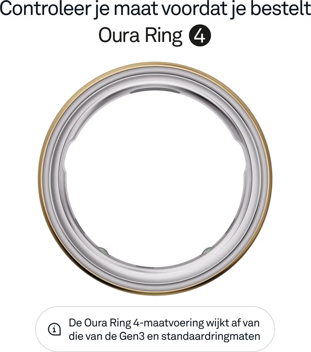 Oura Ring 4 - Goud - Maat 7 - afbeelding 3 van 6