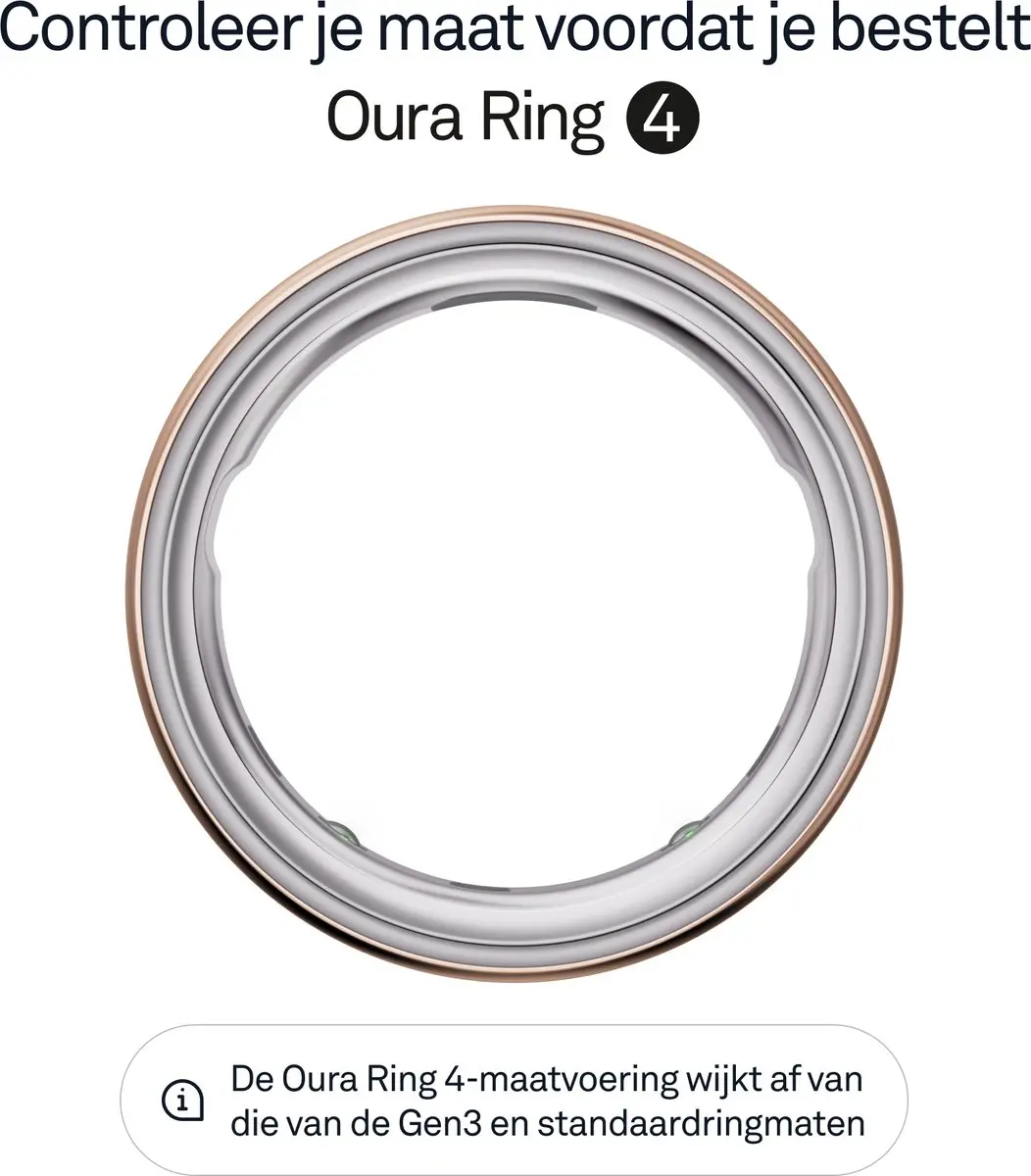 Oura Ring 4 Rose Gold - Maat 11 - afbeelding 3 van 6