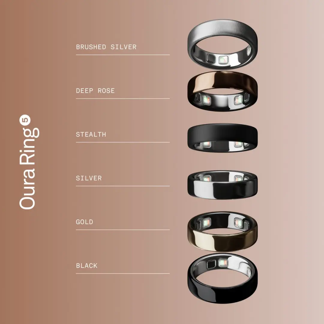 Oura Ring 5 Deep Rose - Maat 7 - afbeelding 6 van 6