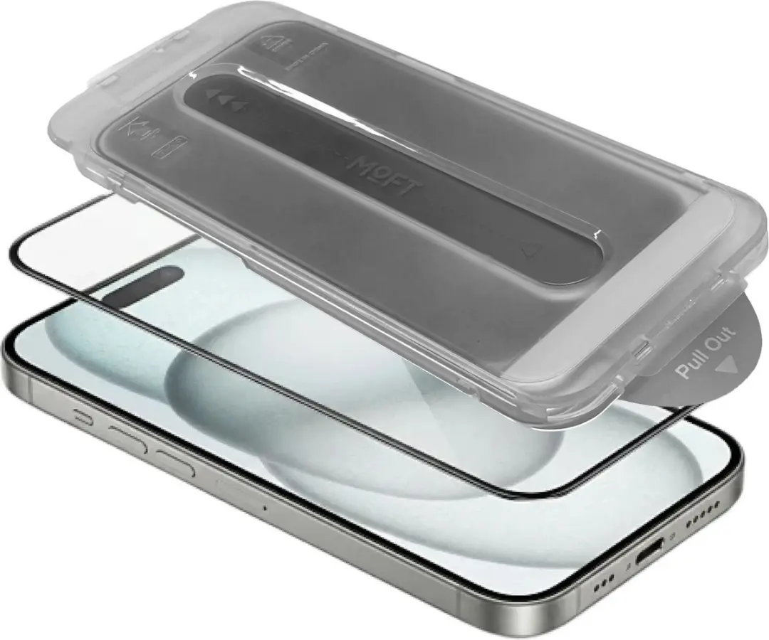 MOFT Adaptive Glass iPhone 18 Pro Schermbeschermer - HD Gelaagd Glas - afbeelding 2 van 6