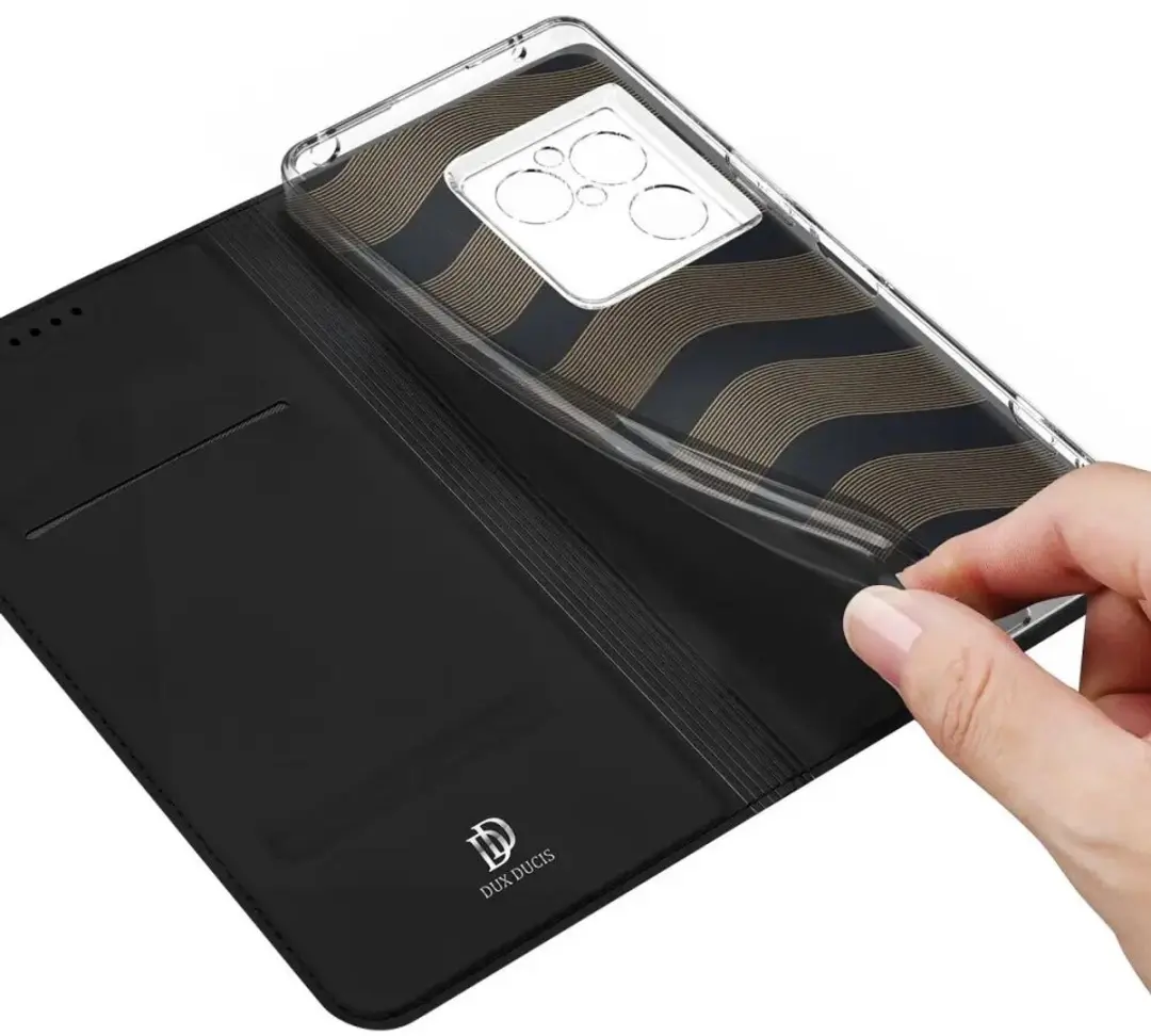 Dux Ducis Skin Pro Hoesje Sony Xperia 1 VIII - Zwart - afbeelding 3 van 6