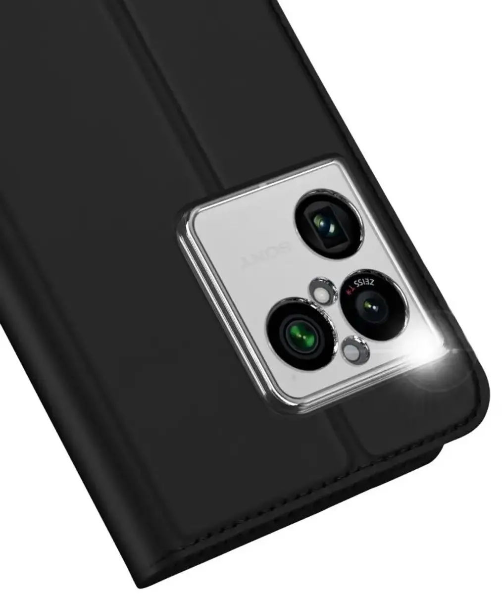Dux Ducis Skin Pro Hoesje Sony Xperia 1 VIII - Zwart - afbeelding 2 van 6