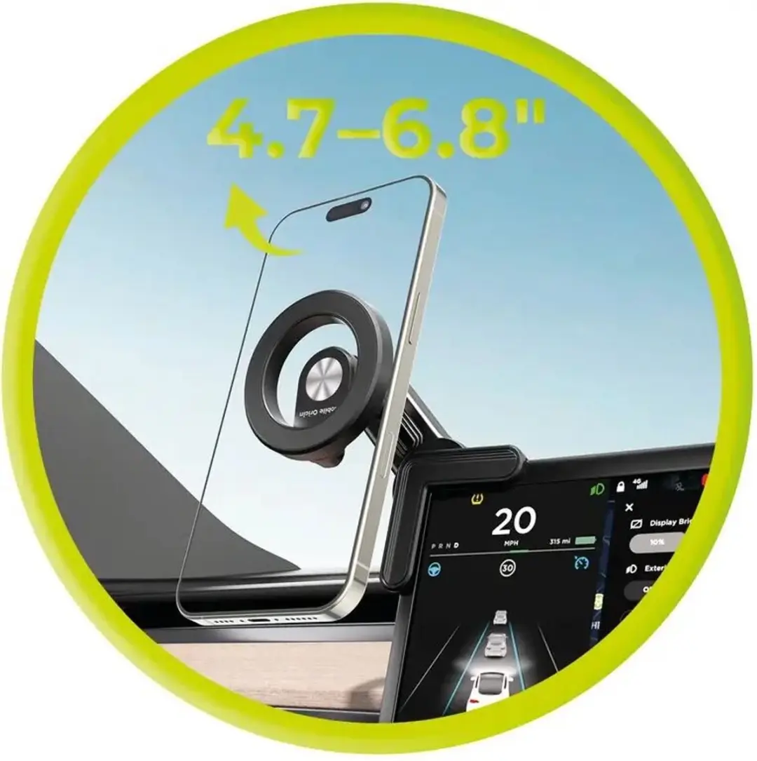Mobile Origin MO20 MagSafe Autohouder - 360° Draaibaar - Zwart