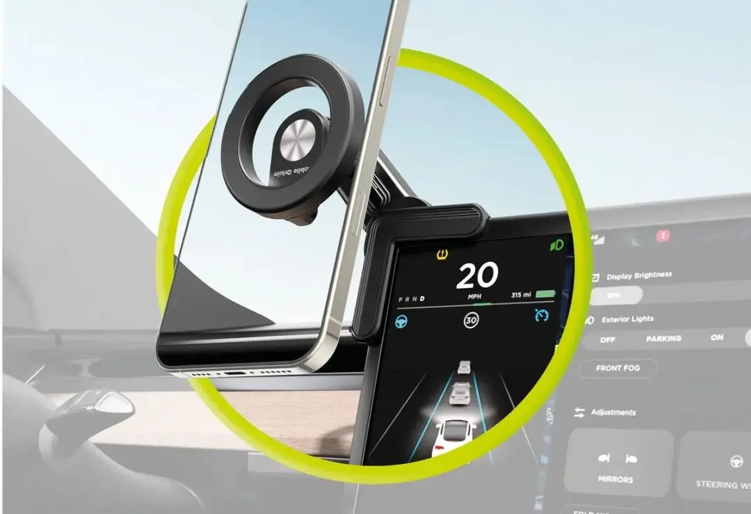 Mobile Origin MO20 MagSafe Autohouder - 360° Draaibaar - Zwart