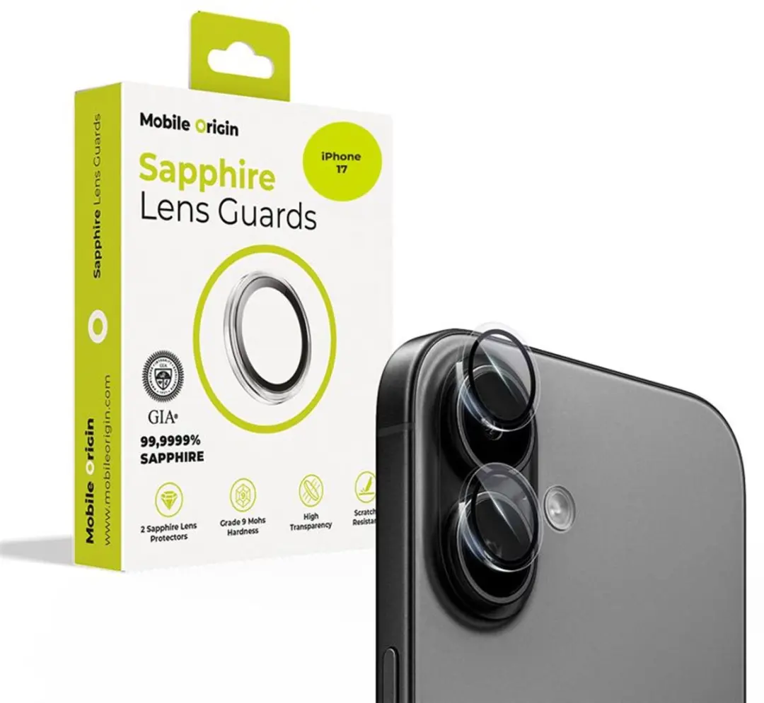 Mobile Origin Glass Sapphire Lensbeschermers
