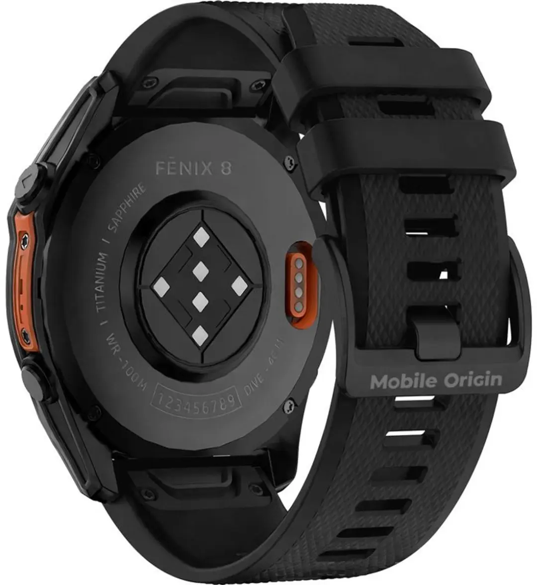 Mobile Origin Easy Strap Horloge 20mm - Zwart