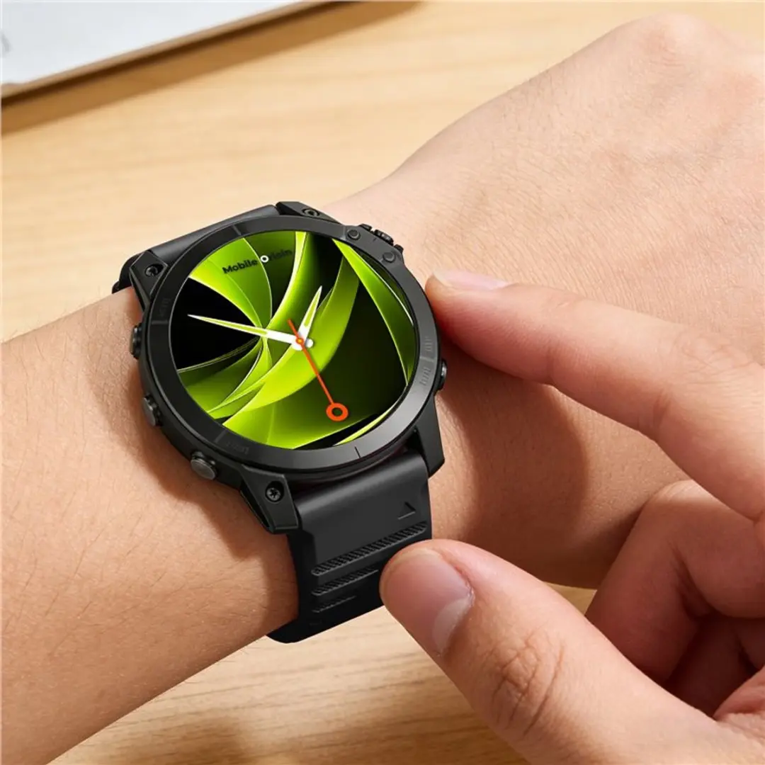 Mobile Origin Easy Strap Horloge 26mm - Siliconen - Zwart