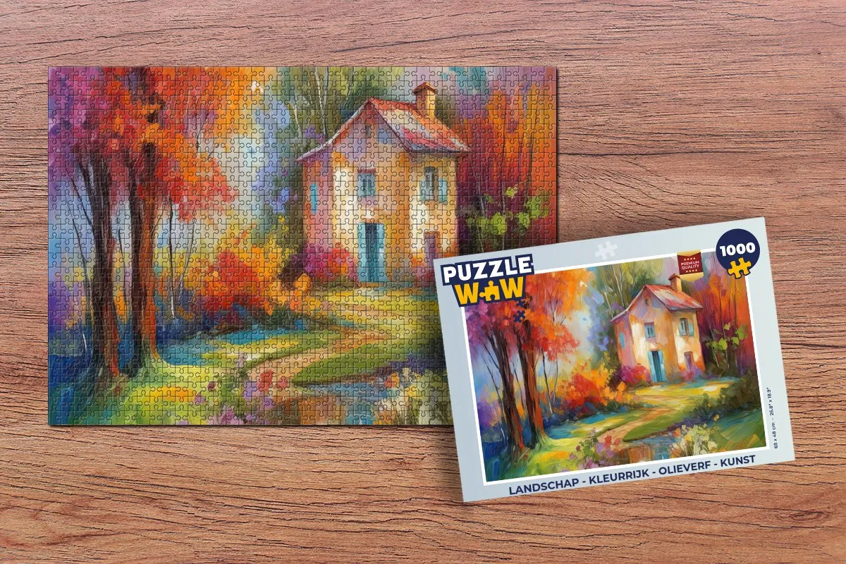PuzzleWow Landschap Puzzel 1000 Stuks - Multicolor