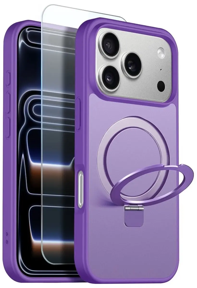 NORTHJO Geschikt voor iPhone 18 Pro / Geschikt voor iPhone 17 Pro hoesje met mag