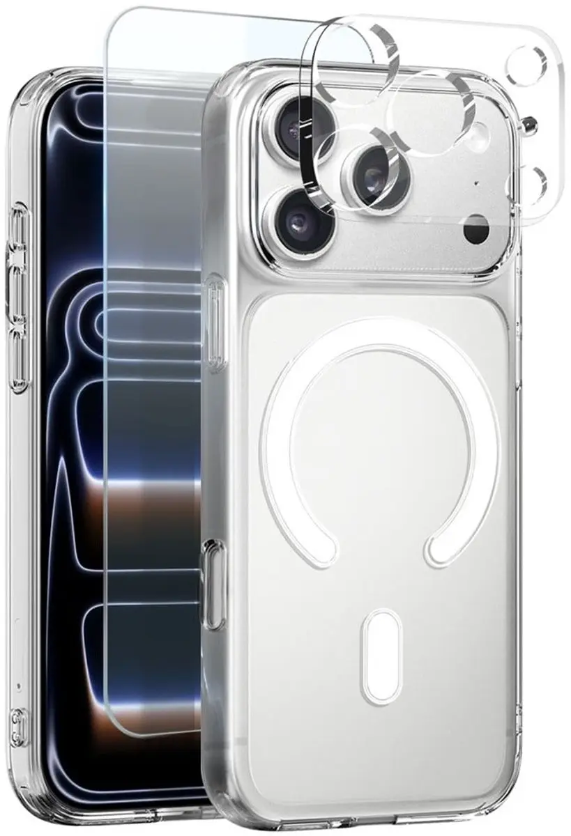 NORTHJO 3-in-1 Set Geschikt voor iPhone 18 Pro Max / Geschikt voor iPhone 17 Pro