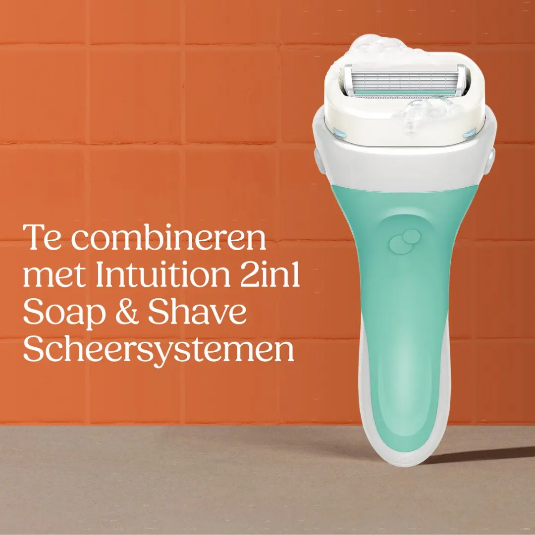 Wilkinson Intuition 2in1 Scheersysteem Groen - 4 Mesjes