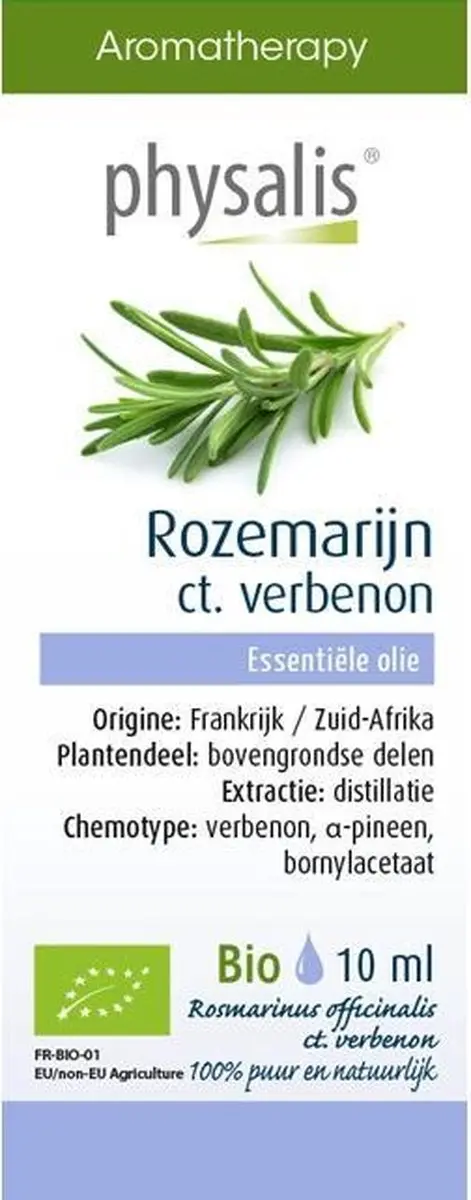 Physalis Rozemarijn ct. Verbenon Bio 10ml - afbeelding 3 van 3