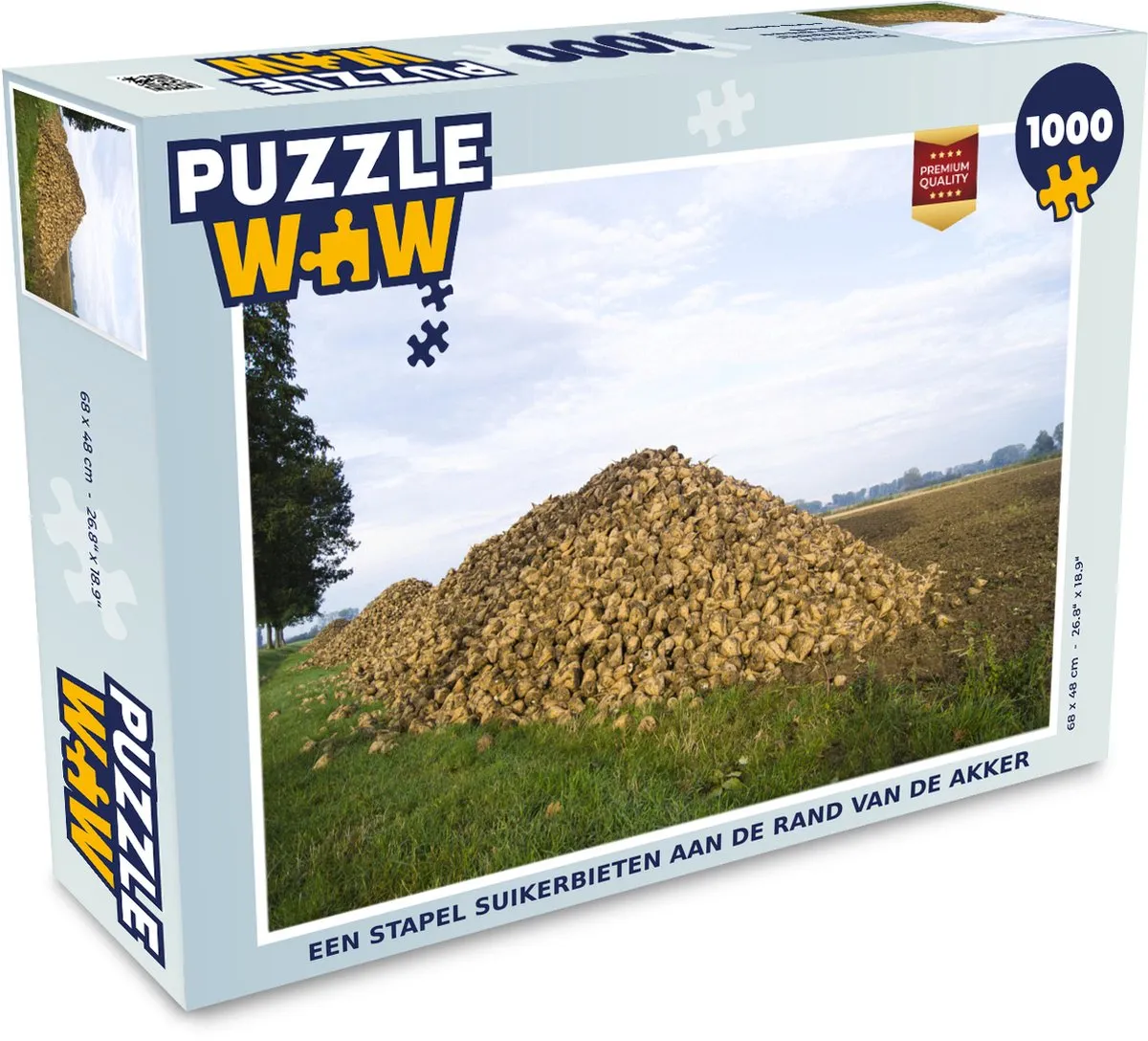 PuzzleWow Legpuzzel 1000 Stuks - Multicolor