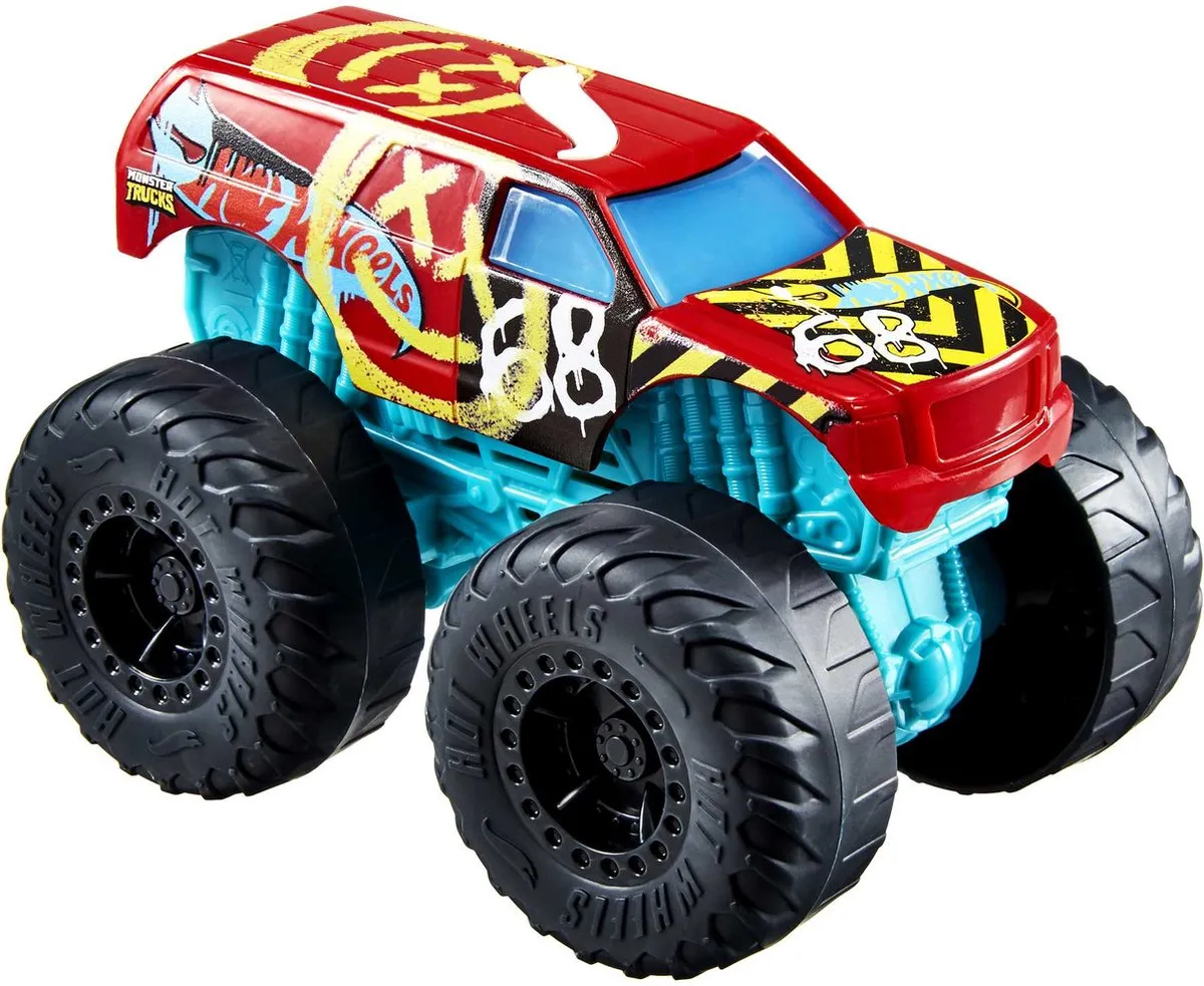 Hot Wheels Monster Trucks Roarin' Wreckers Demo Derby LR44