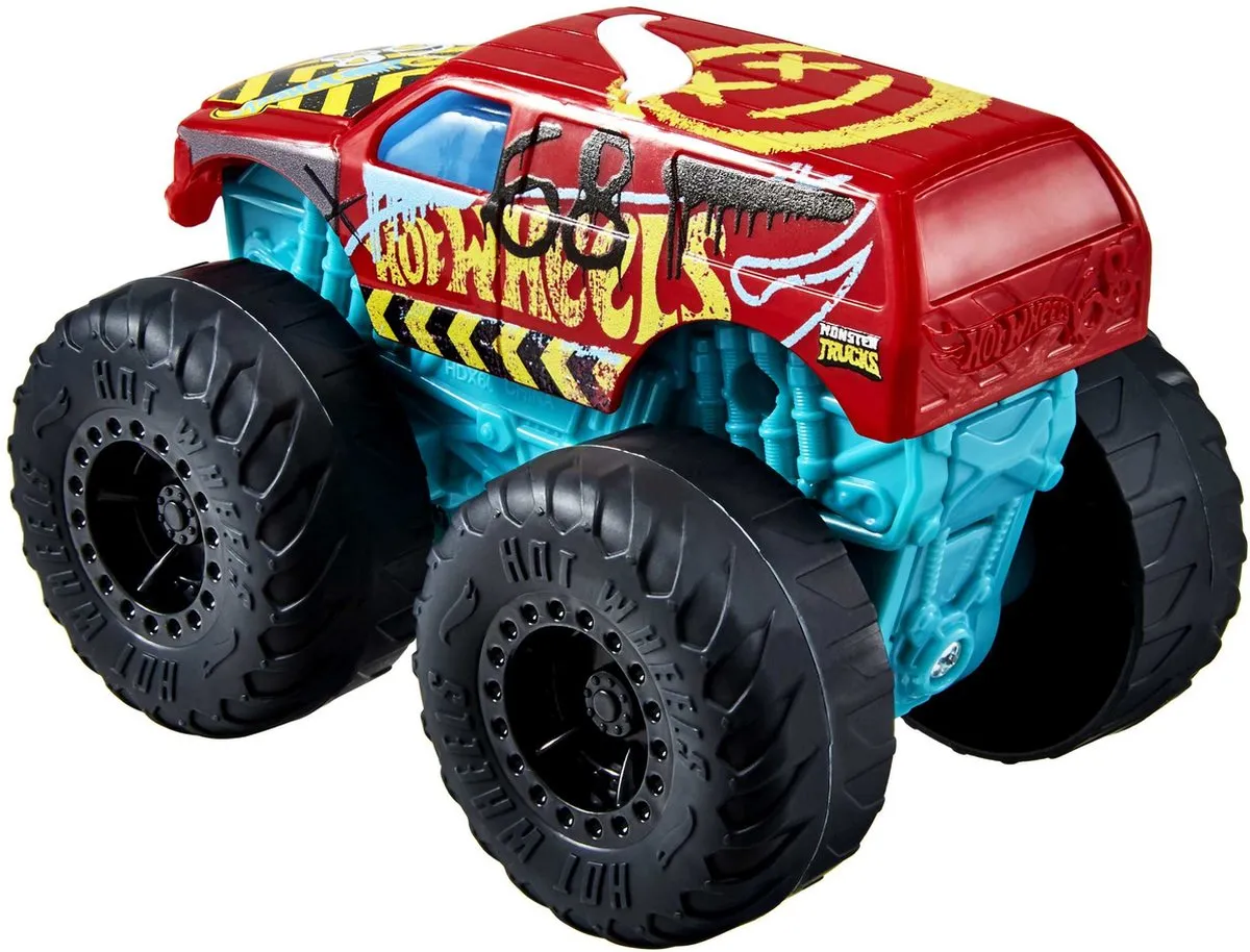 Hot Wheels Monster Trucks Roarin' Wreckers Demo Derby LR44 - 3 Stuks - Meerkleurig