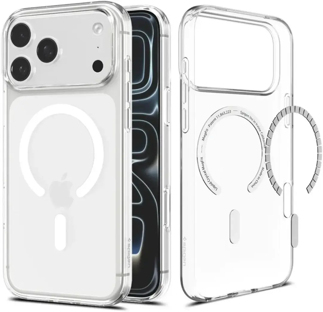 Spigen Liquid Crystal MagFit ACS12143 Hoesje - iPhone 18 Pro Max - Wit Transparant - afbeelding 2 van 6