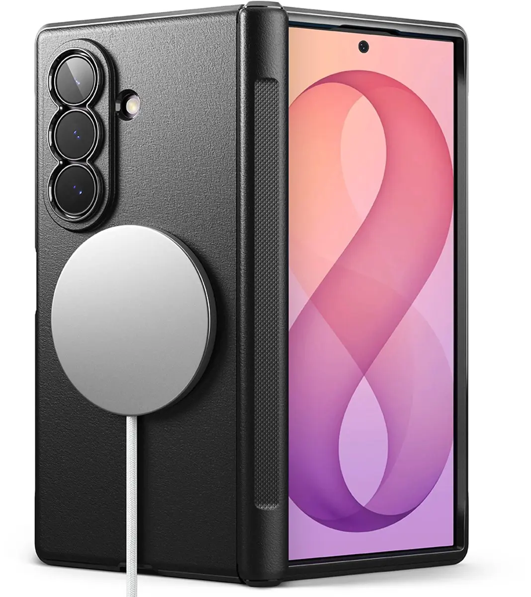 Ringke Onyx Flap Magnetic Hoesje Zwart