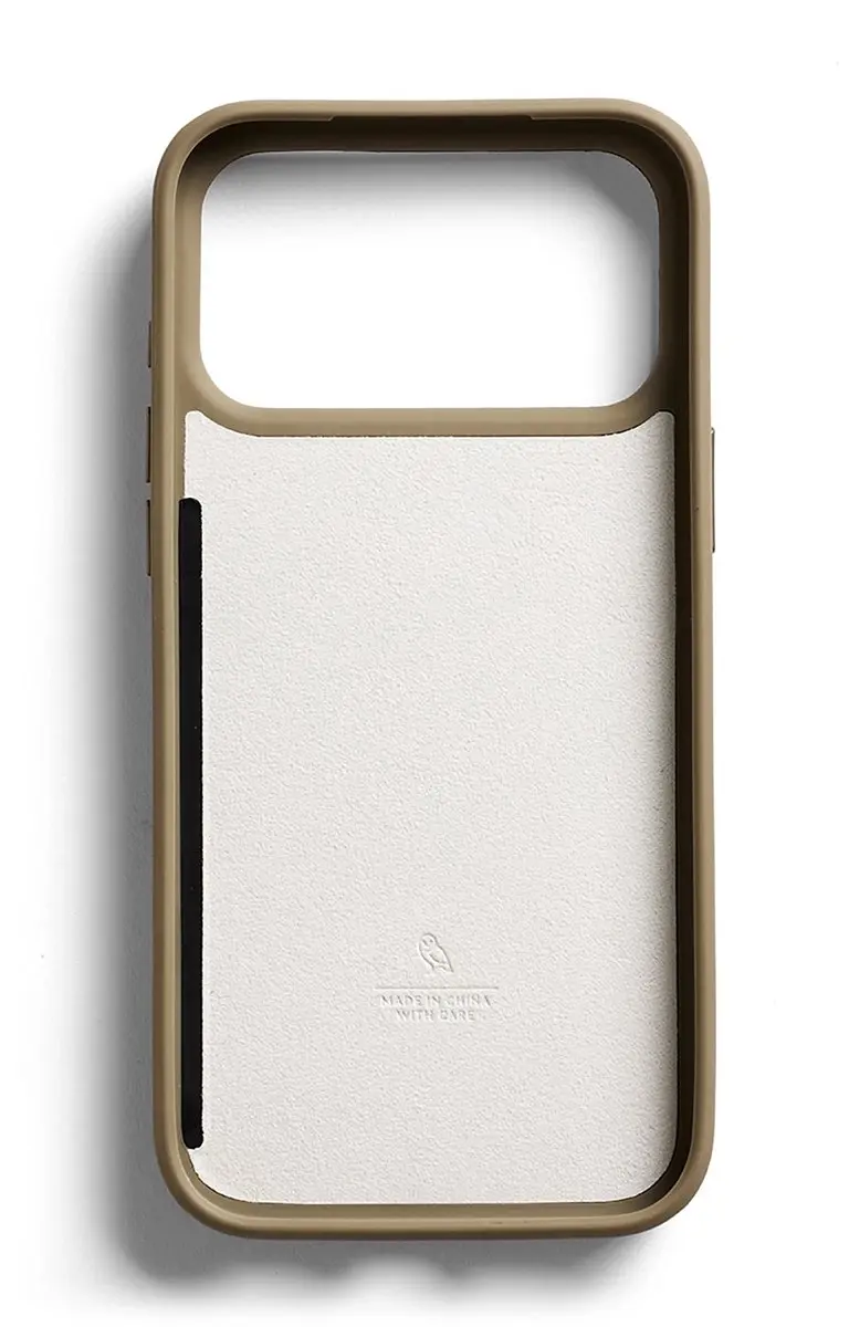 Bellroy 3 Card Portemonnee iPhone 17 Pro Max - Beige - afbeelding 2 van 2