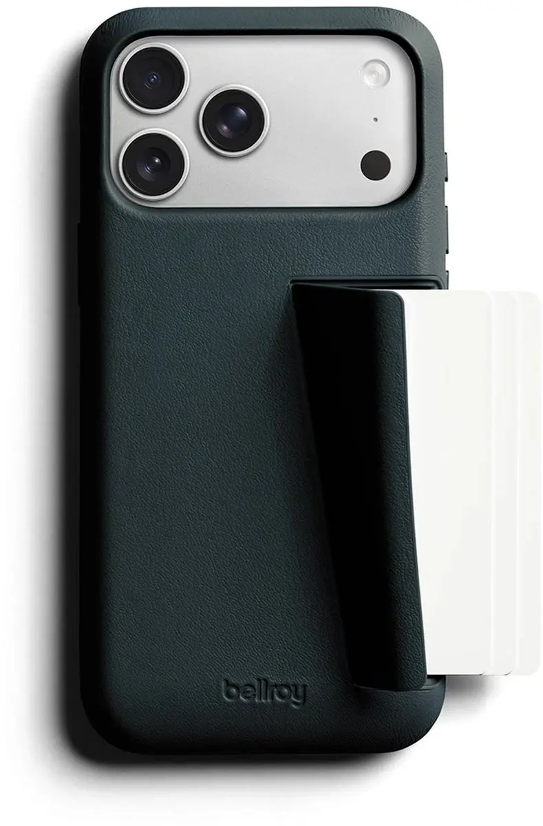 Bellroy 3 Card iPhone 18 Pro Max Hoesje - Zwart - afbeelding 3 van 4