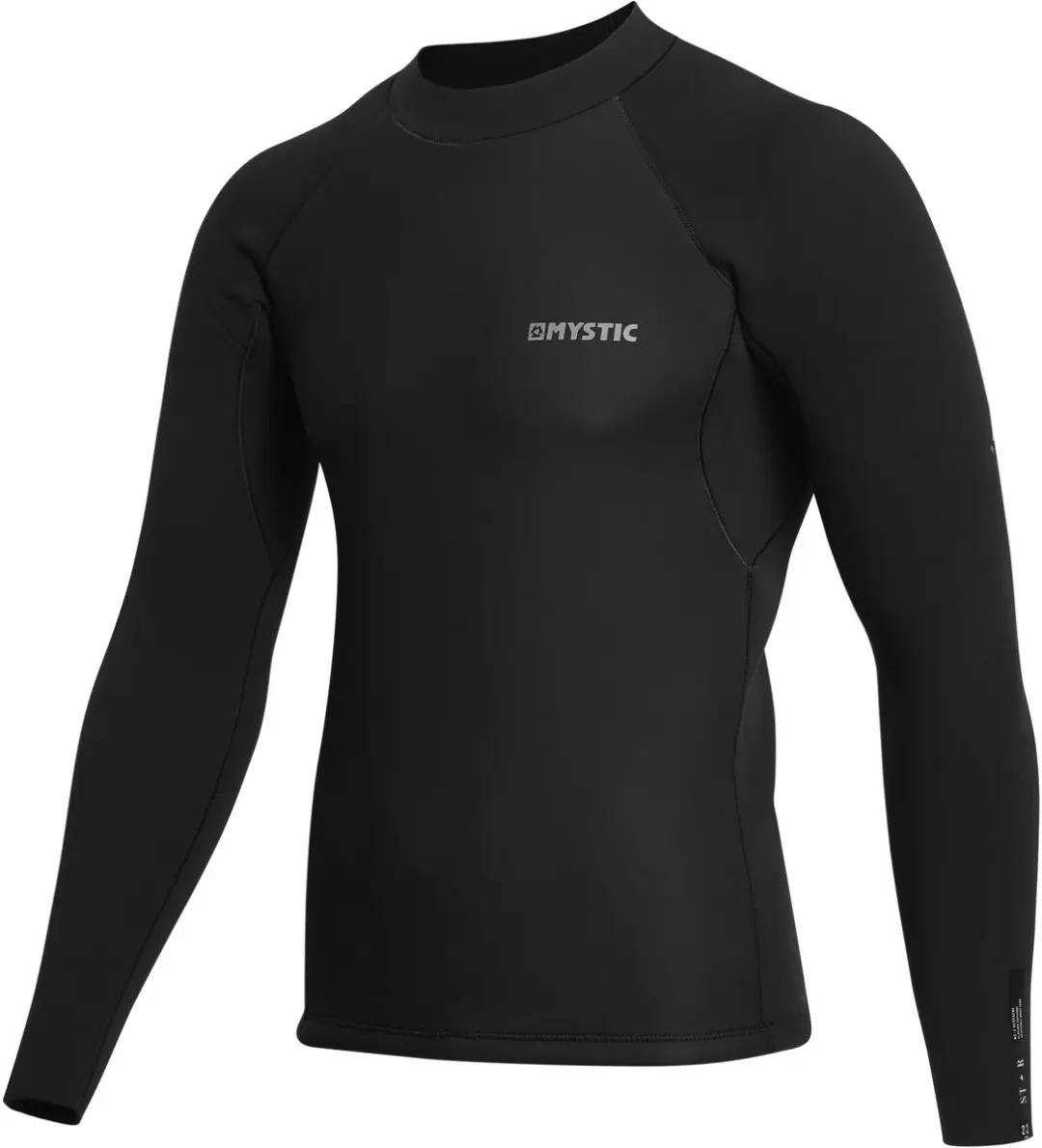 2026 Mystic Heren Star 2mm Long Sleeve Surf Top - Black